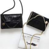 Ремешок для сумки на одно плечо, цепь, маленькая небольшая сумка, маленькая сумка клатч, в корейском стиле