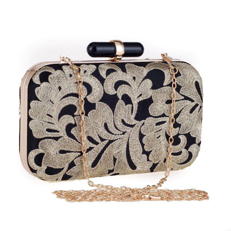 New Fashion Women's Clutch Bag Embroidered Evening Party Bag display picture 1