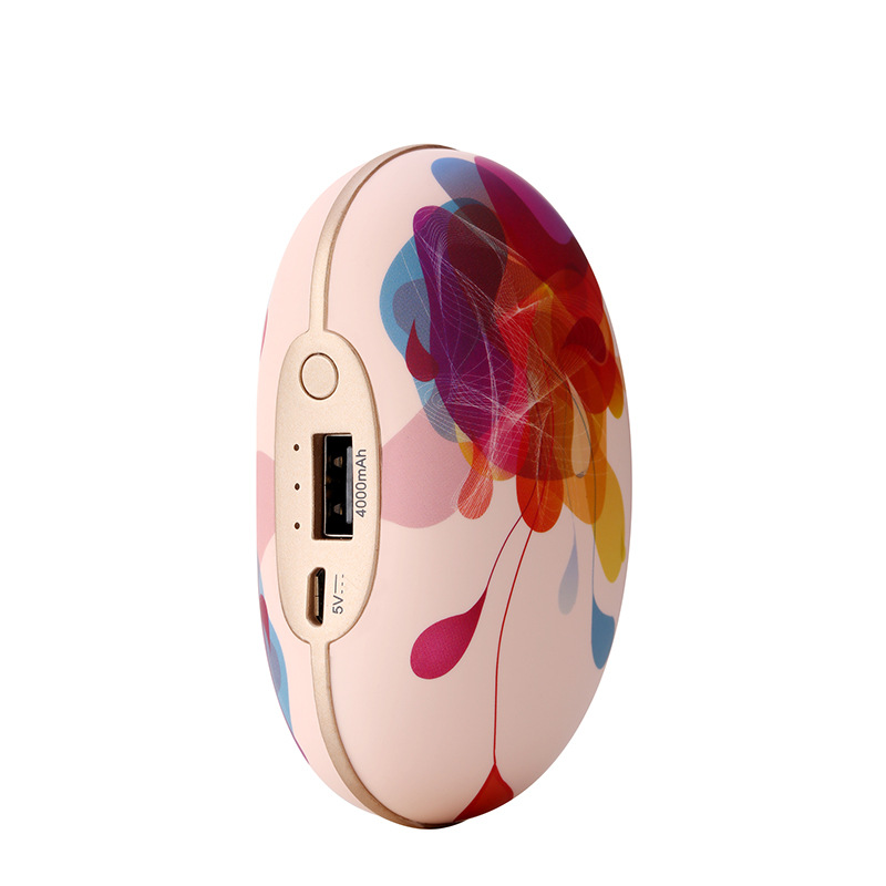 158H little flower bean warm hand treasure lovely shock massage instrument explosion-proof Mini USB charging treasure no hydropower and warm treasure26