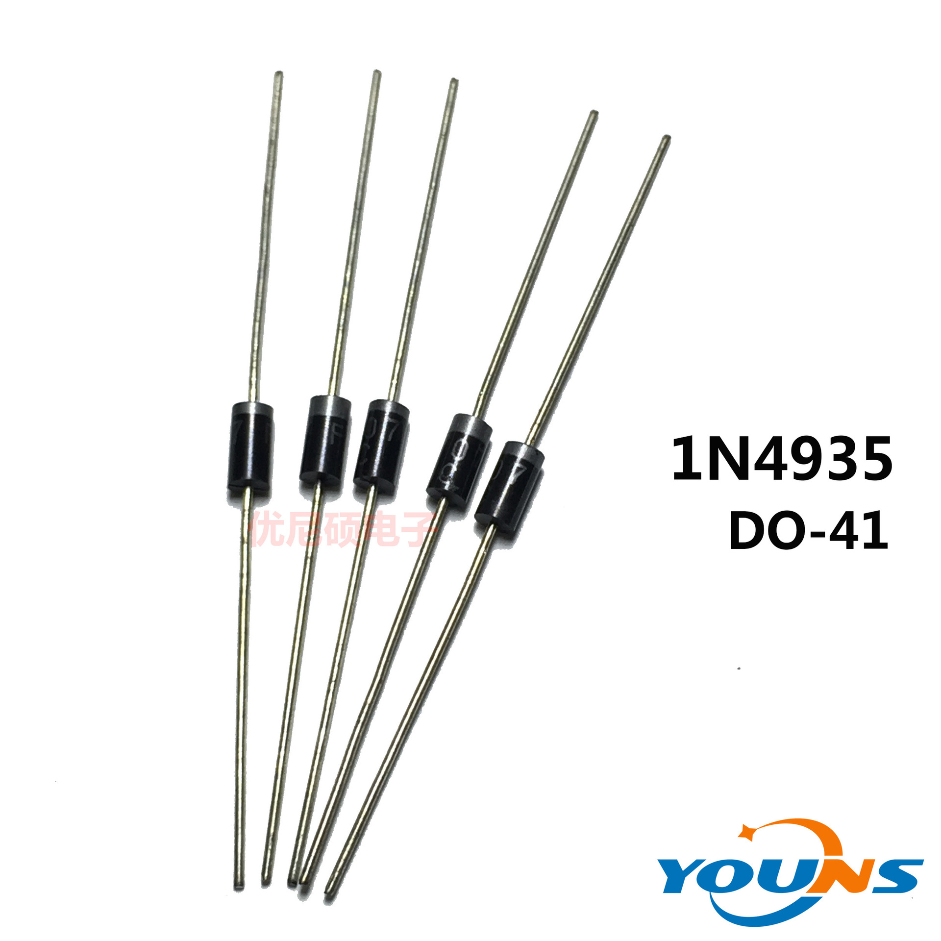 MIC GW直销 快恢复二极管 1N4935 1A200V DO-41 散装/编带 批发