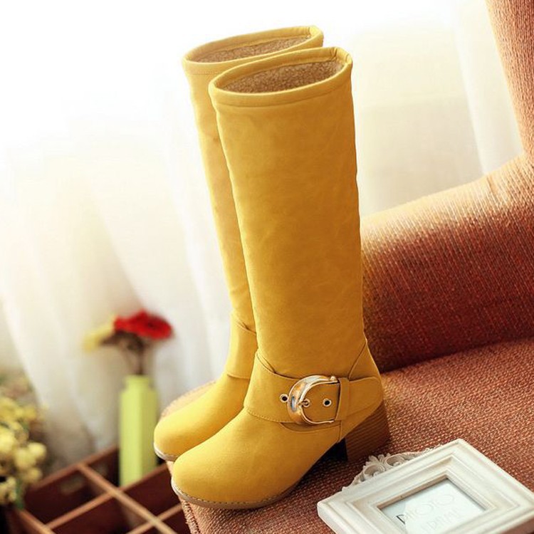 Bottes femme en PU artificiel - Ref 3354799 Image 1