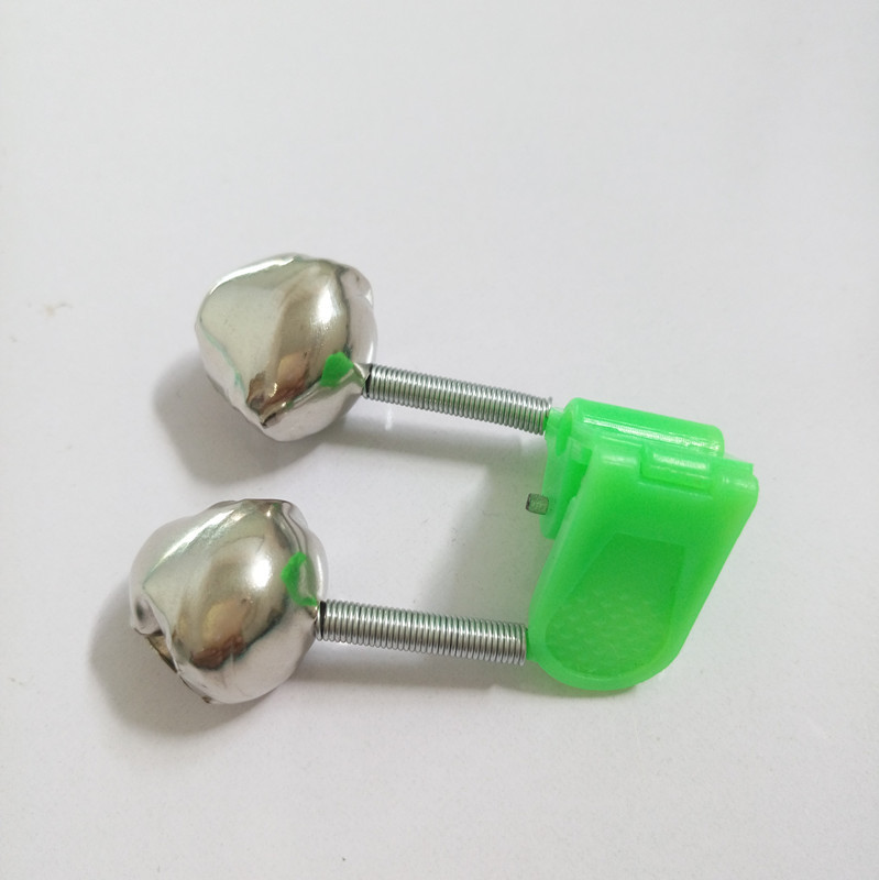 2021 Wholesale Electronic Luminous Double Bell Sea Rod Bell Clip Red