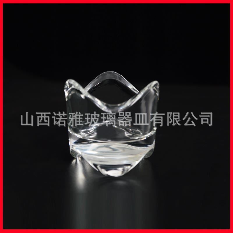 Factory supply glass products glass candlestick alien glass wax…