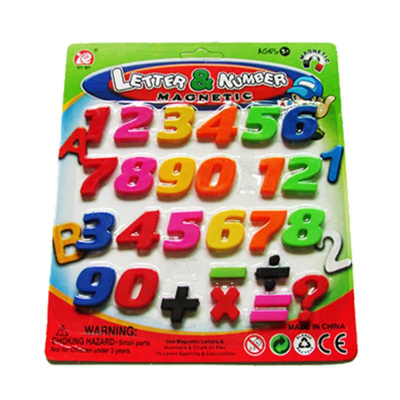 Juguetes educativos digital de suma, resta, multiplicación y división pegatinas magnéticas pegatinas de refrigerador pegatinas digitales