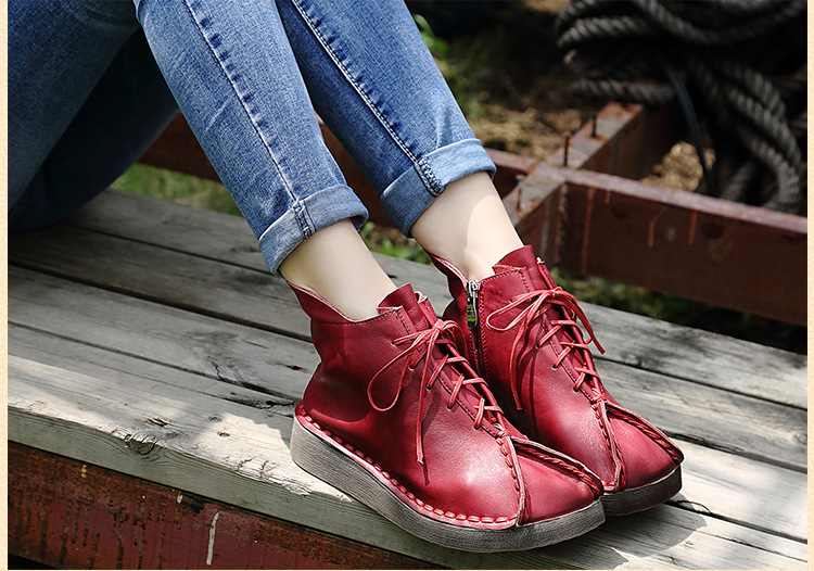 Bottes femme NATIONALITé HUI en En cuir - Ref 3355350 Image 25