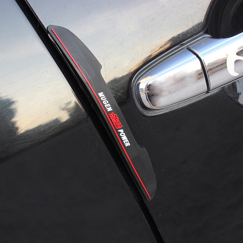 箭型車載門邊防撞條 車用防撞膠防撞防刮擦保護條 4條裝BYS-211