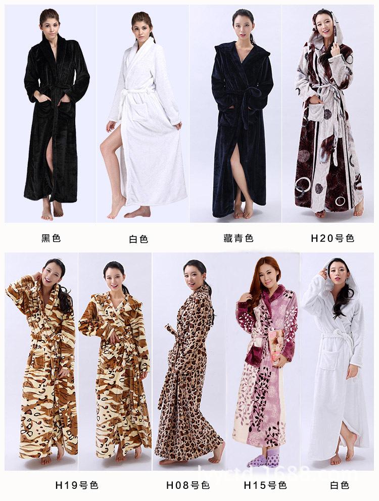 Peignoir flanelle longue - Ref 590921 Image 25