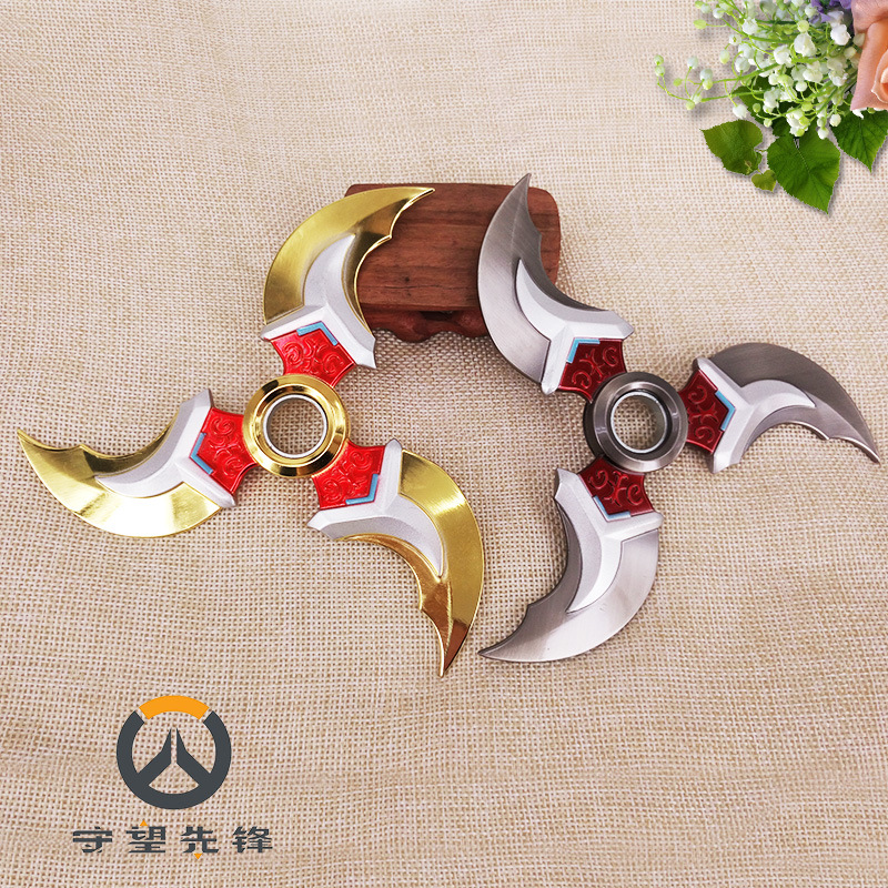 武器玩具模型_源氏飞镖 可转动 合金武器 玩具