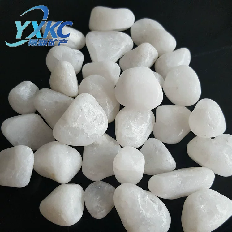 Белый Инши булыжник белый кристалл белый камень каменное зерно для хана парная Украшение Сада Брусчатка каменное зерно