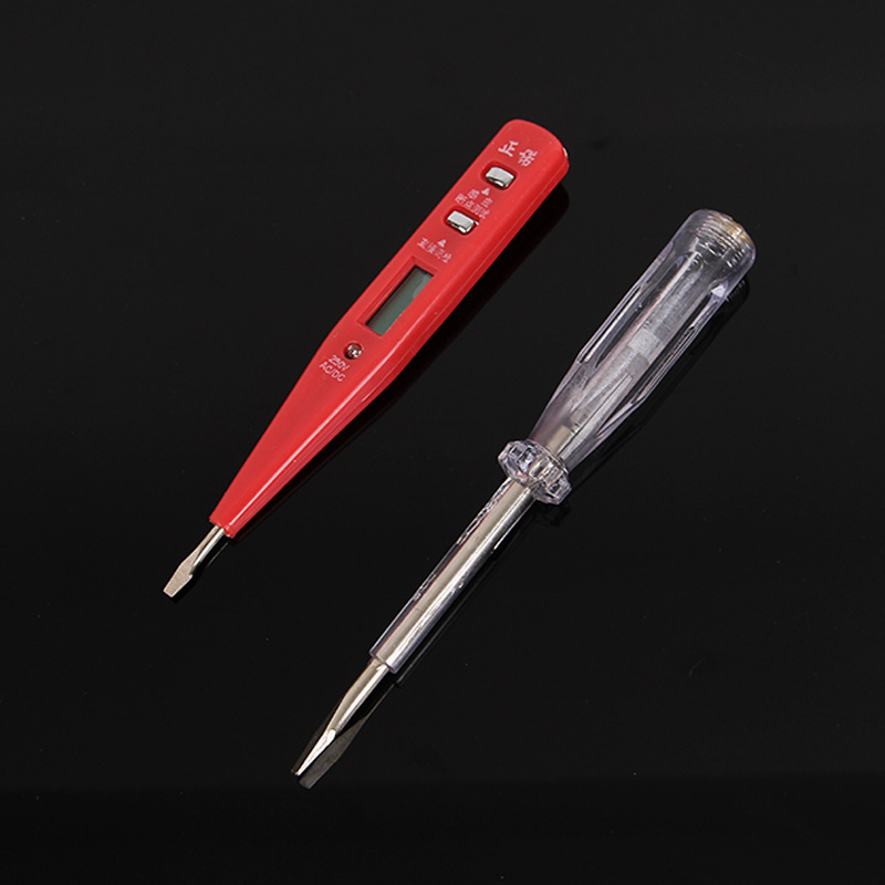 厂家电笔 多功能两用螺丝刀电笔 测电笔 高电阻测量电笔 安全电笔