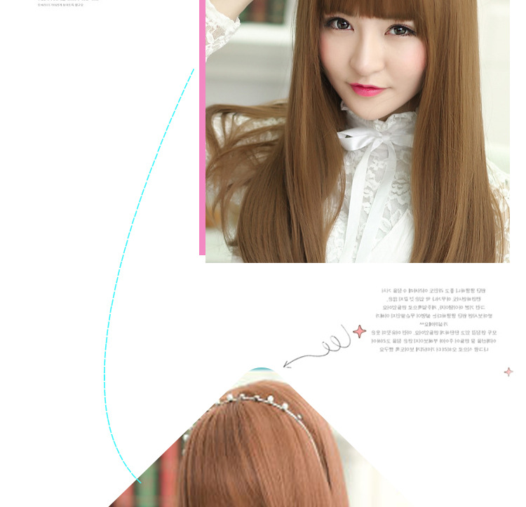 Perruque Long cheveux raides - Ref 2612579 Image 7