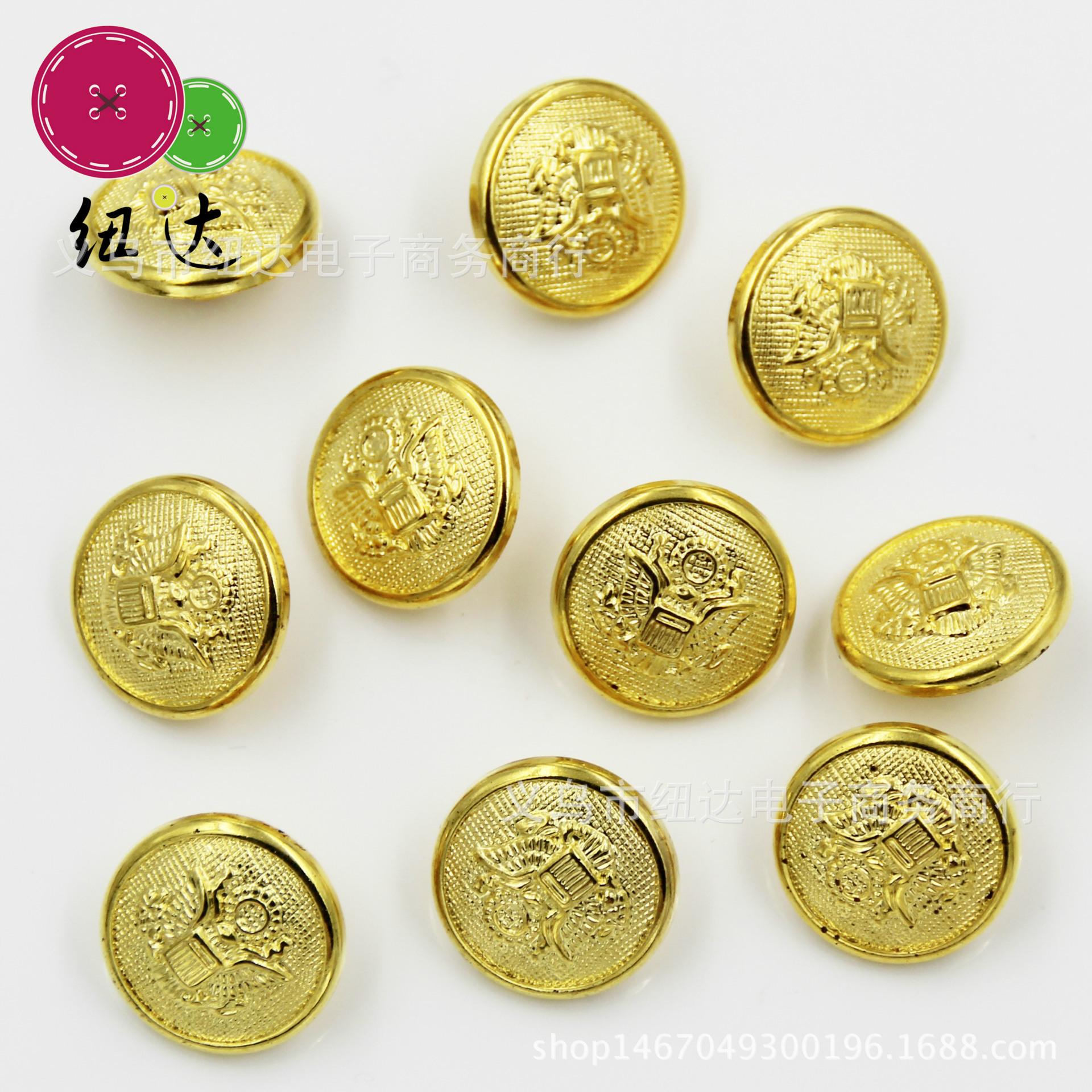 厂家直销 环保纽扣 经典复古纽扣衣毛衣钮扣鹰扣发饰装饰