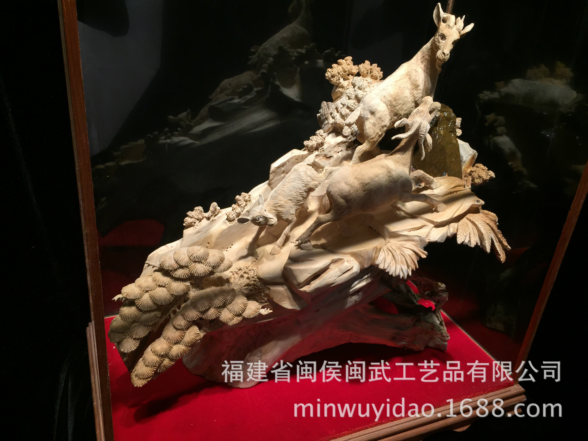 閩武藝雕 太行崖柏根雕酒店禮品工藝品禮物居家