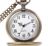 Black yellow silver glossy classic pocket watch, antique electronic quartz polishing cloth, wholesale