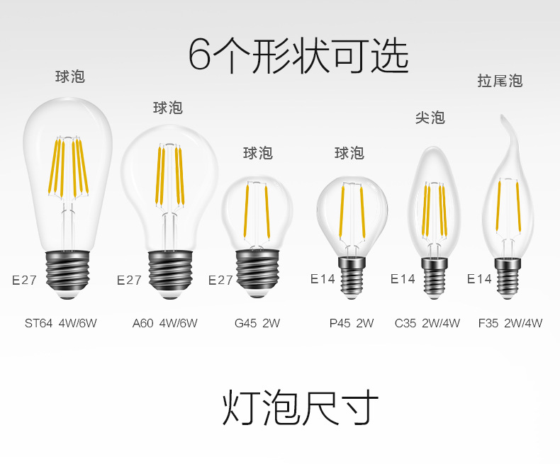 灯泡尺寸,型号,螺旋_大山谷图库