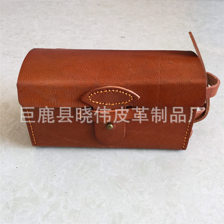 供应牛皮弹夹盒日式前仓后仓子弹夹牛皮材质手工缝制