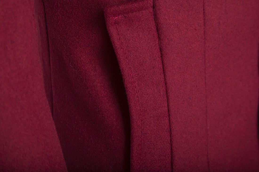 2016 outono e inverno nova moda lapela comprimento médio casaco masculino lã corta-vento YF91_voghion.com