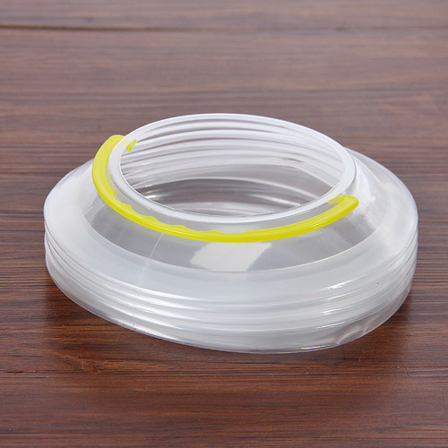 Large transparent retractable paint pen washer bucket Convenient folding bucket Children's painting pen washer bucket