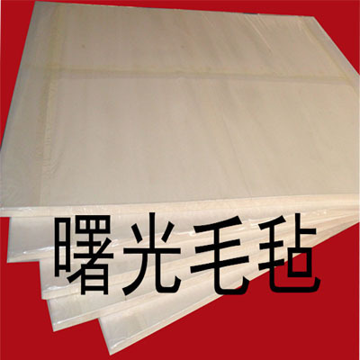 厂家供应工业羊毛毡 吸油毛毡  细毛皮革压花羊毛毡1370