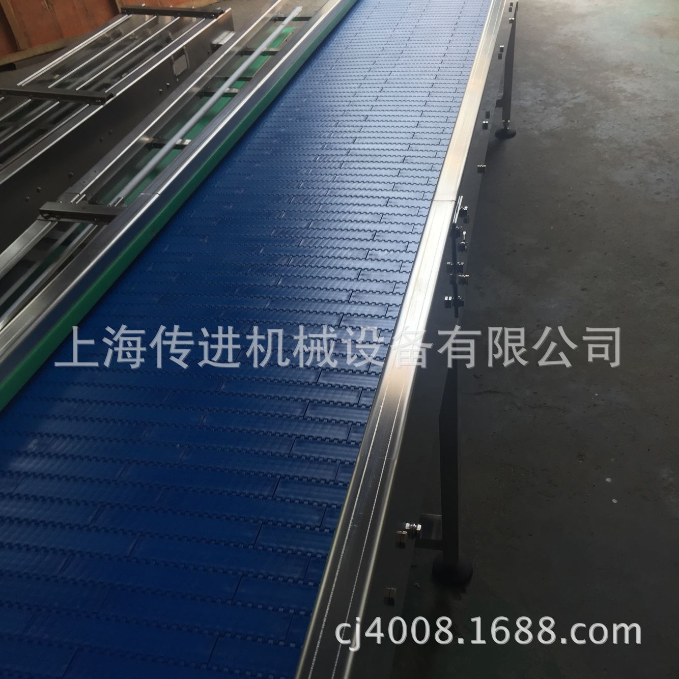 厂家供应塑料平行网带输送机 袋装燕麦输送机 入库网带输送线