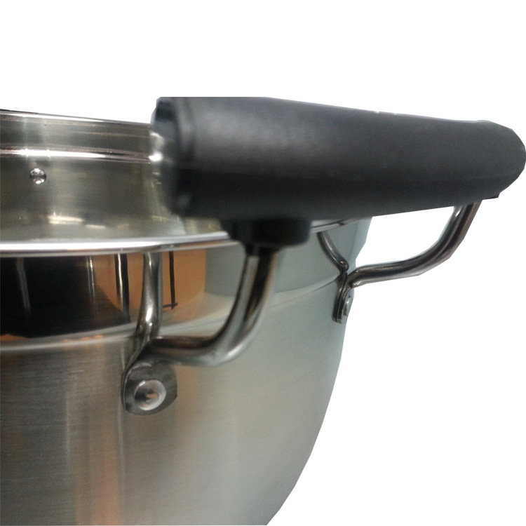 Manufacturer's stainless steel steamer with a double bottom, Korean-style two-layer steamer, steamer cage, household multi-functional export steamer detail image 6