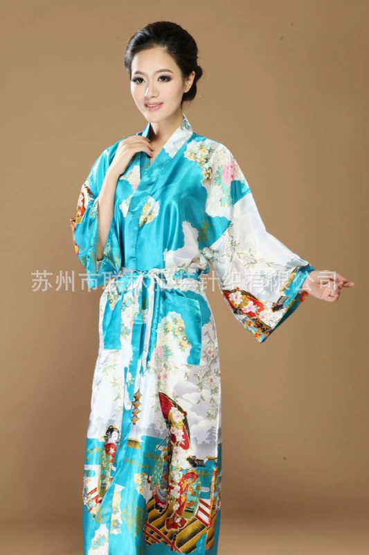 Phong cách Trung Quốc Tang nữ bộ đồ ngủ mùa hè mỏng áo choàng tắm gợi cảm Trung Quốc áo ngủ cổ tích áo choàng cổ tích