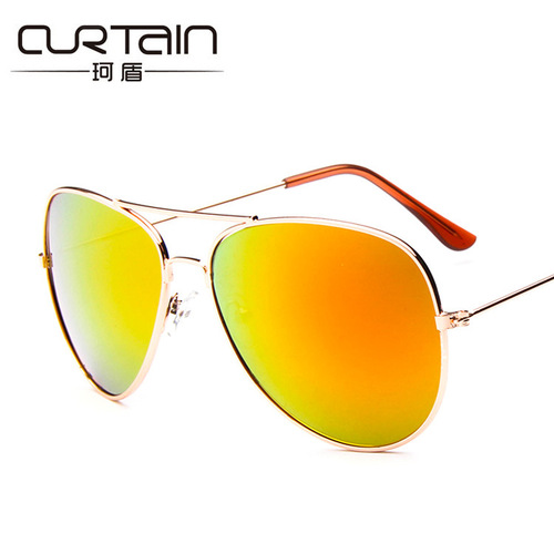 Reflective film sunglasses, retro colorful sunglasses 3025, trendy sunglasses 3026