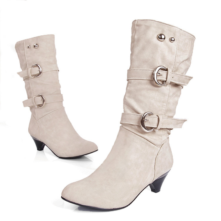 Bottes femme 15BL en PU artificiel - Ref 3354716 Image 14