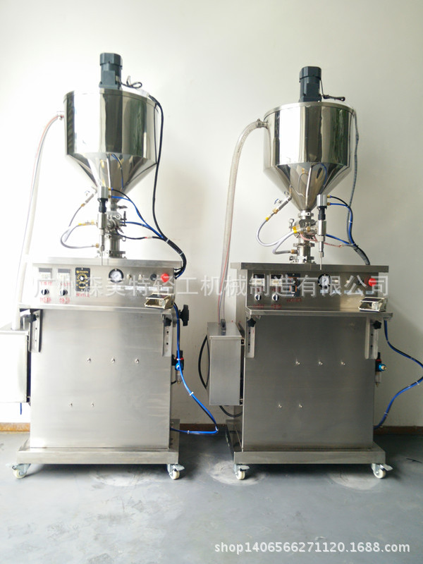 汽车蜡定量灌装机 酱料搅拌灌装机 火锅料灌装机 药膏 泥灸灌装机