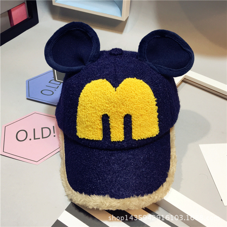 批发采购帽子-秋冬款儿童帽子男潮韩版男童女