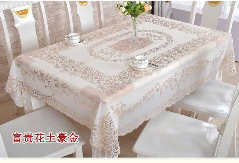 富贵花烫金桌布_11