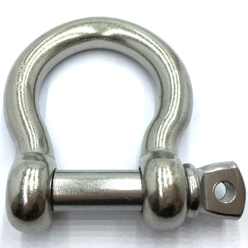 304不锈钢欧式弓形 圆环卸扣 起重扣 链条扣 M4-M50