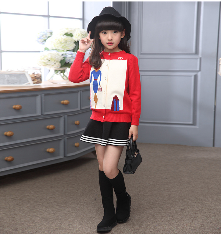 Jupe fillette en laine - Ref 2050169 Image 35