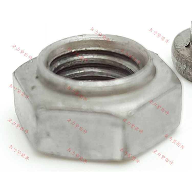 M6-M12六角台阶螺母 不带焊点冒圆台带台六角K母K帽GB13681DIN929