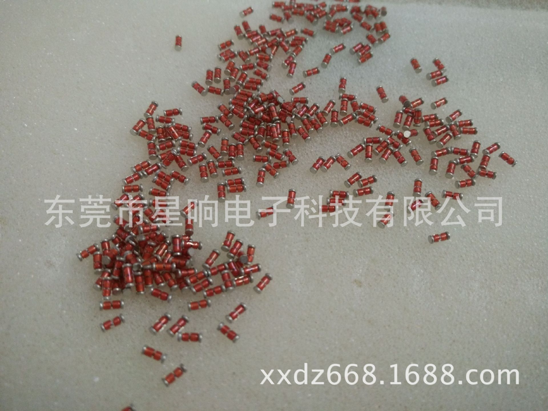 玻璃贴片热敏电阻NTC100K3950玻璃贴片电阻 专业生产厂家