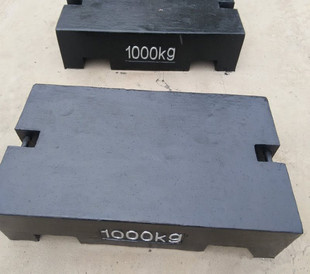 实验配重1000公斤标准砝码 天津1吨平板型铸铁砝码出租多少钱