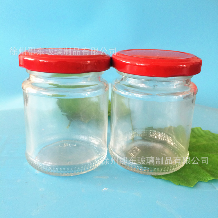 虾酱瓶150g蟹酱瓶玻璃150毫升酱菜瓶150ml玻璃蓝莓果酱瓶