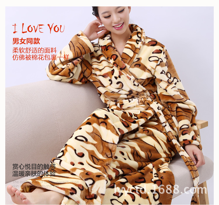 Peignoir flanelle longue - Ref 590921 Image 24