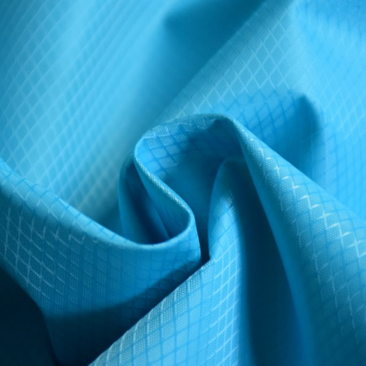 菱形格提花布  PVC白底 箱包 家居家纺面料