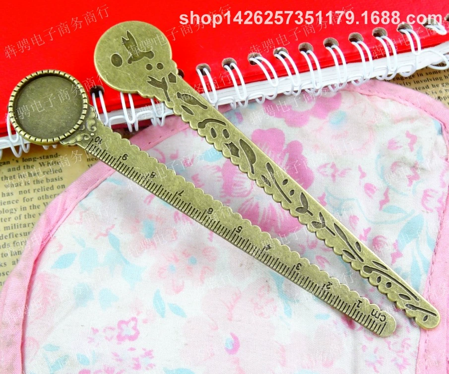 Старинный линейка, аксессуар, 6 грамм, DIY, 20 мм, 10 штук
