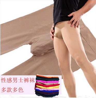 Primavera y otoño 120d grueso terciopelo hombres pantimedias bolsa tobillo-longitud calcetines huevo polainas más tamaño con medias conjunto