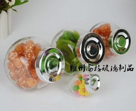 扁鼓蜂蜜玻璃瓶 密封果酱罐头酱菜牛肉酱瓶子 储物罐包装