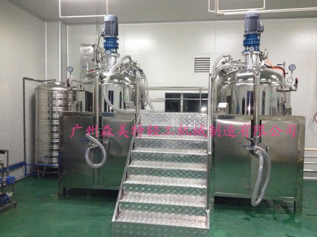 乳化机 化妆品真空均质机组 混合乳化锅 1000L护理产品真空乳化机