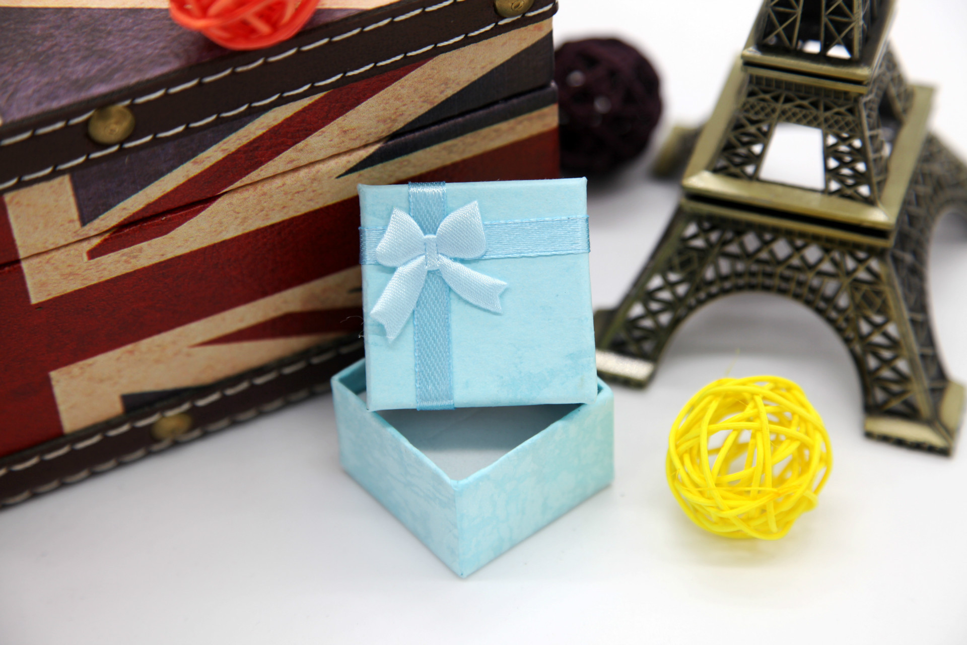 1 Piece Quantity Daily Occasion Fashion Bow Knot Paper Jewelry Boxes 1 Piece