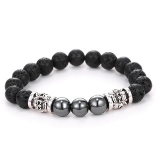 Fashion Skull Copper Plating Zircon Bracelets 1 Piece