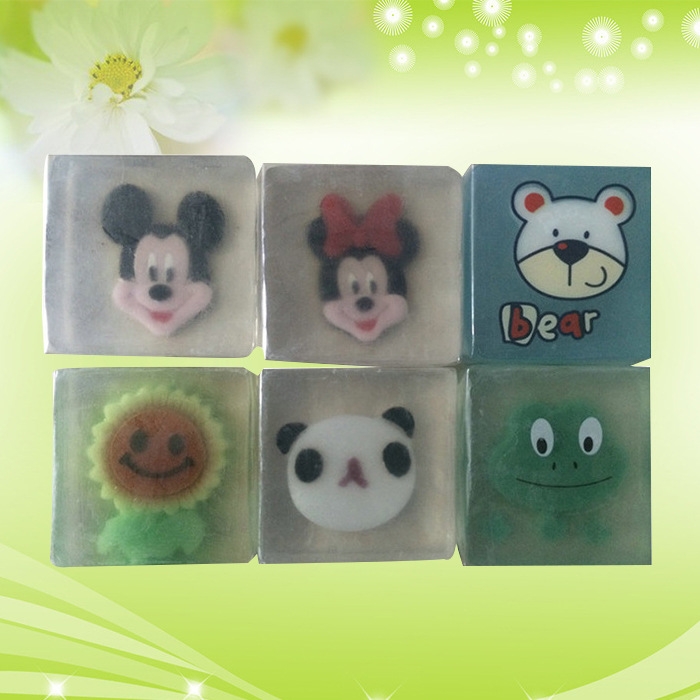 Cartoon pattern Essence fruit manual Essential oil soap household Aromatherapy manual Soap