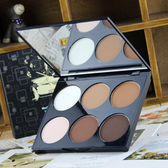 Macy's 3D Highlighting Six-Color Contour Powder Palette: Shadow, Side Contour, and Highlight—All-in-One Contour Kit