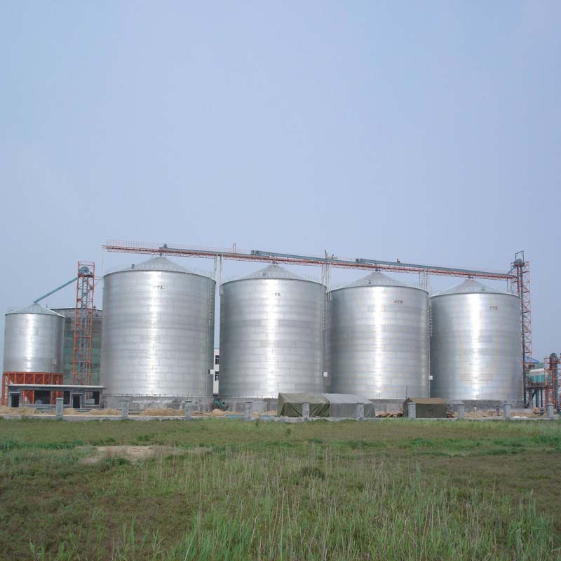 山西粮储10000T钢板仓组装快易拆卸使用久通风好自动化圆筒仓