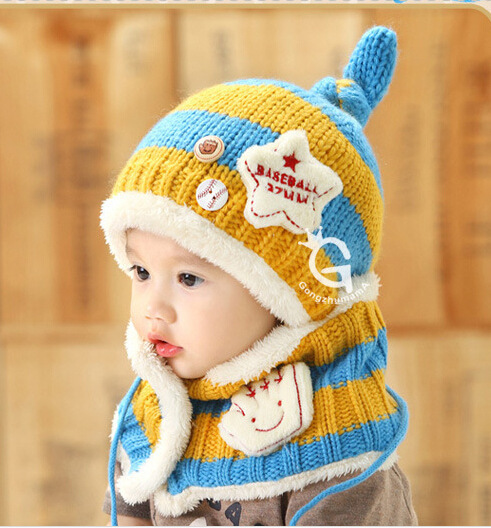 天蓝条纹两件套