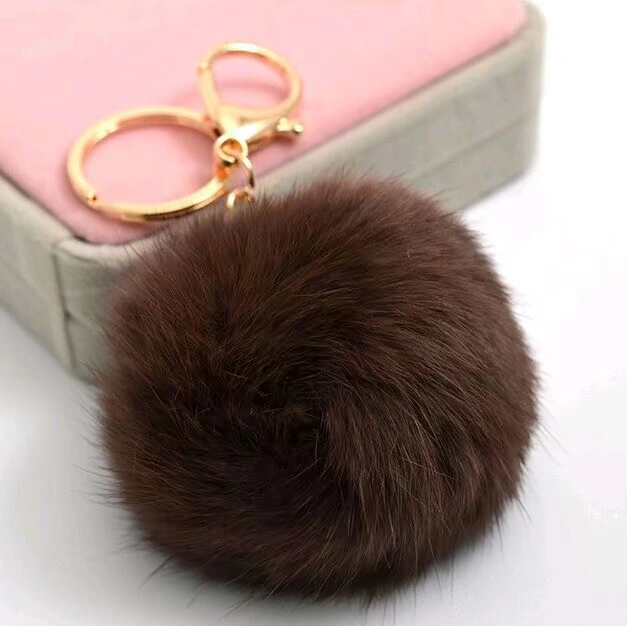 Металлический пуховый шар, модный подвес, брелок, Aliexpress, handmade, 8см